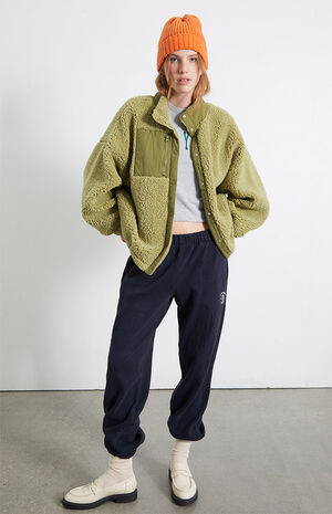 Cozy Hiker Oversized Sherpa Jacket image number 1