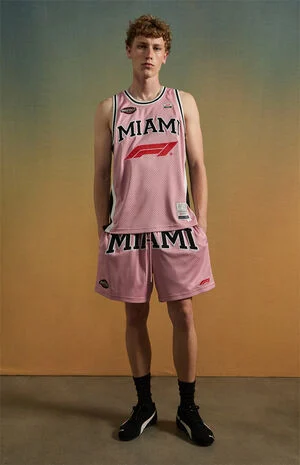x Pacsun Miami Mesh Basketball Shorts image number 1