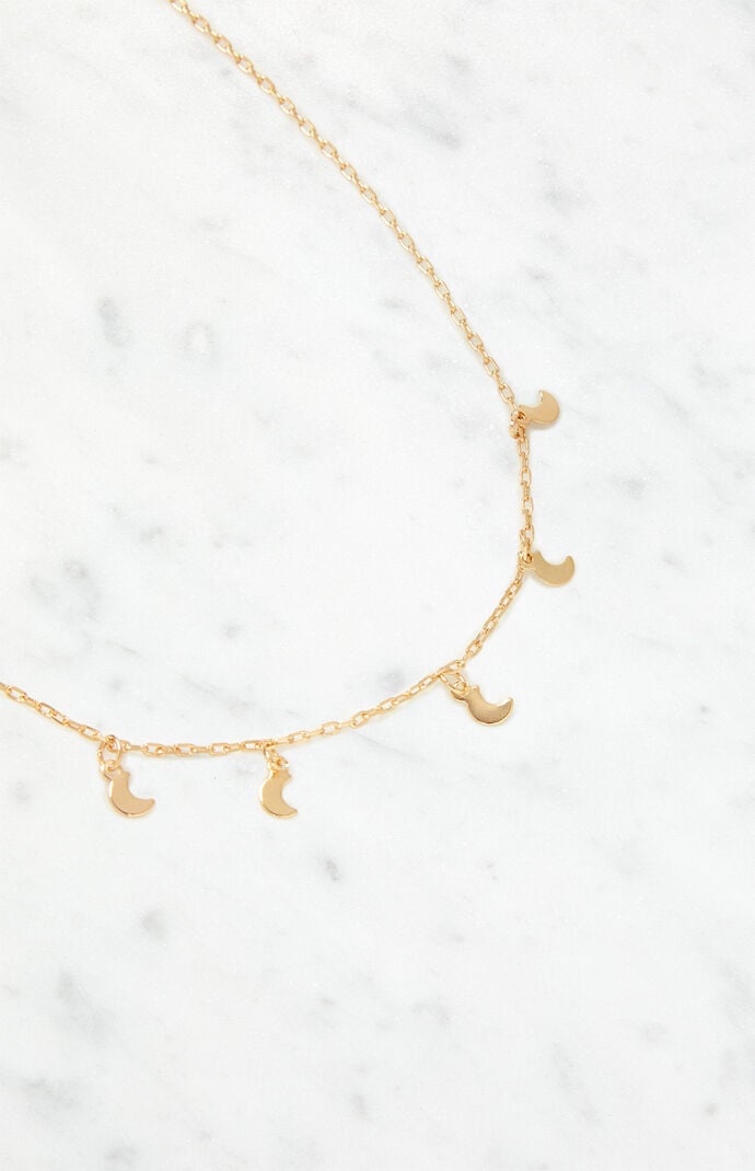 Mini Multi Moon Necklace
