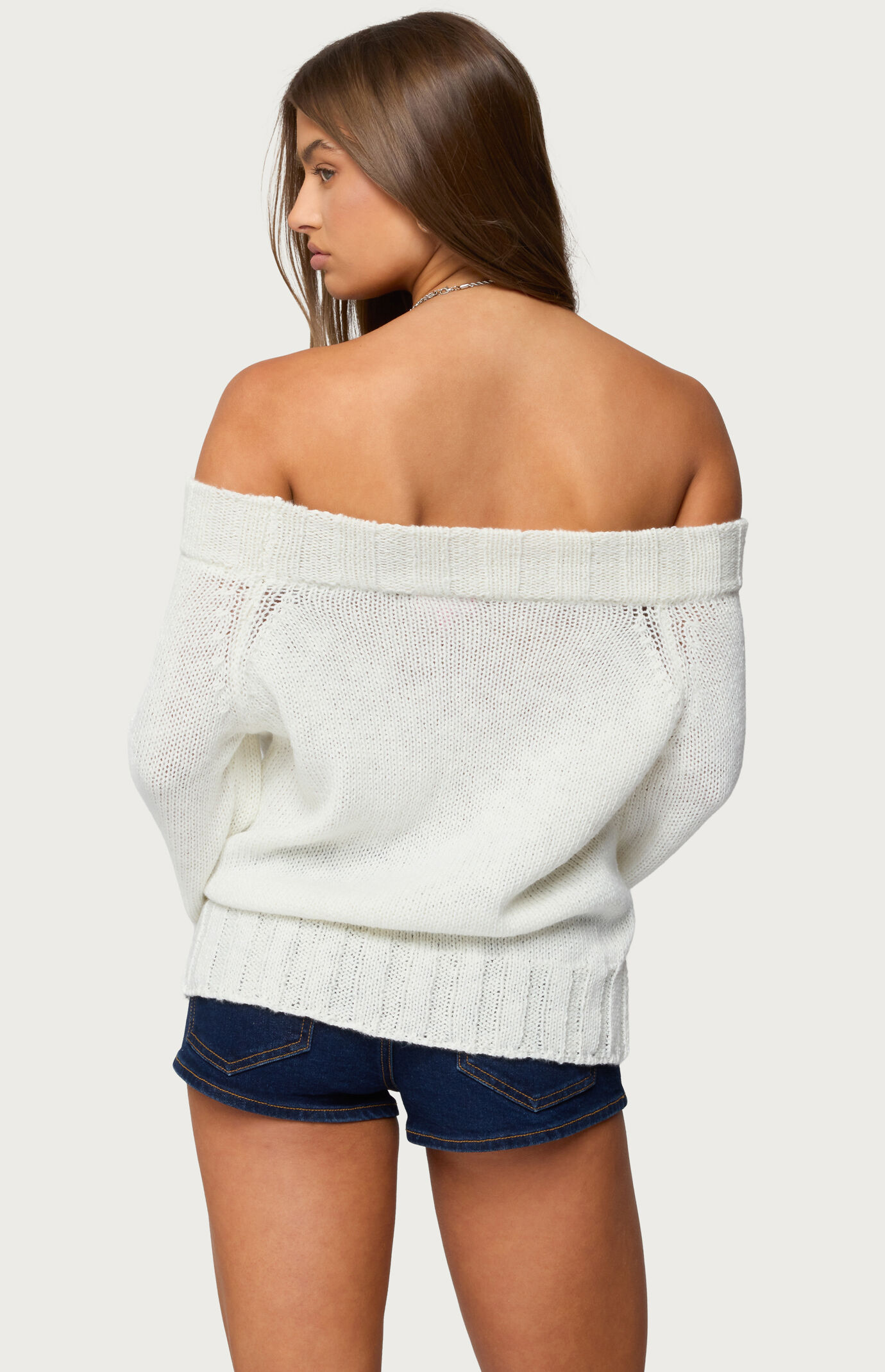Edikted Noemi Off Shoulder Sweater