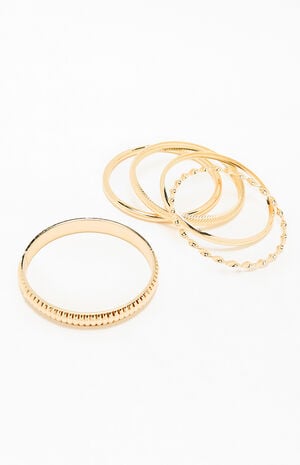 Evelyn Metal Bangle Set image number 1