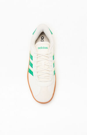 Women's White & Green VL Court Bold Sneakers image number 5
