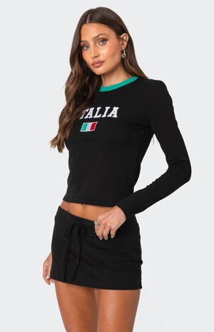 Italy Long Sleeve T-Shirt image number 4