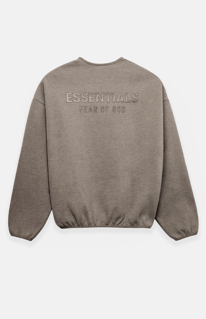 Fear of God ESSENTIALS Homestead Heather Modern Fit Fleece Crew Neck Sweatshirt