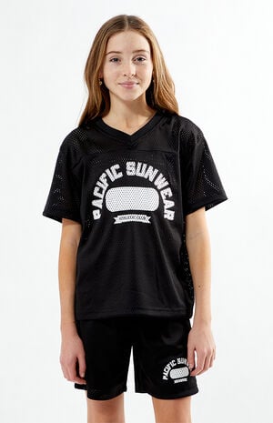 Black Mesh Basketball Shorts image number 2