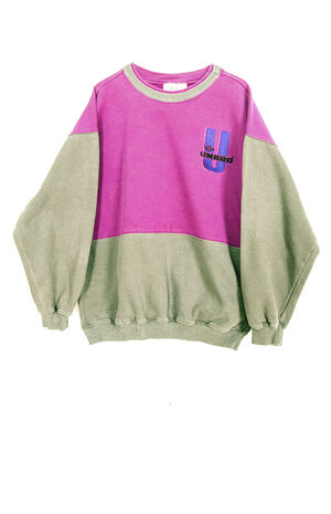 Upcycled Umbro Crew Neck Sweatshirt image number 1