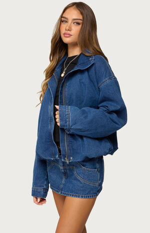 Hilary Oversized Denim Coat image number 2
