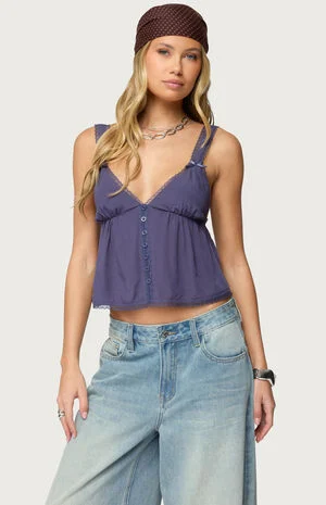 Andea Babydoll Tank Top image number 1