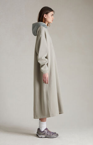 Women's Seal Nylon Fleece Hooded Dress image number 2