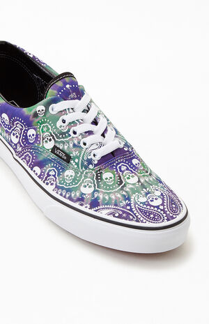 Purple Bandana Tie-Dyed Era Shoes image number 6