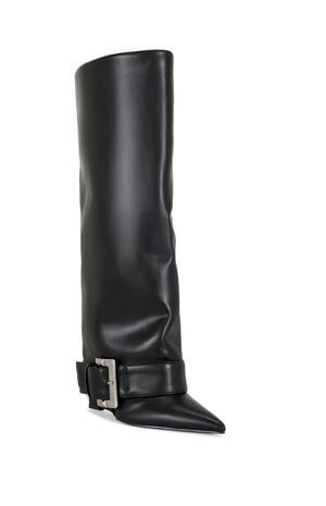 Antonina Black Wedge Tall Boots image number 2