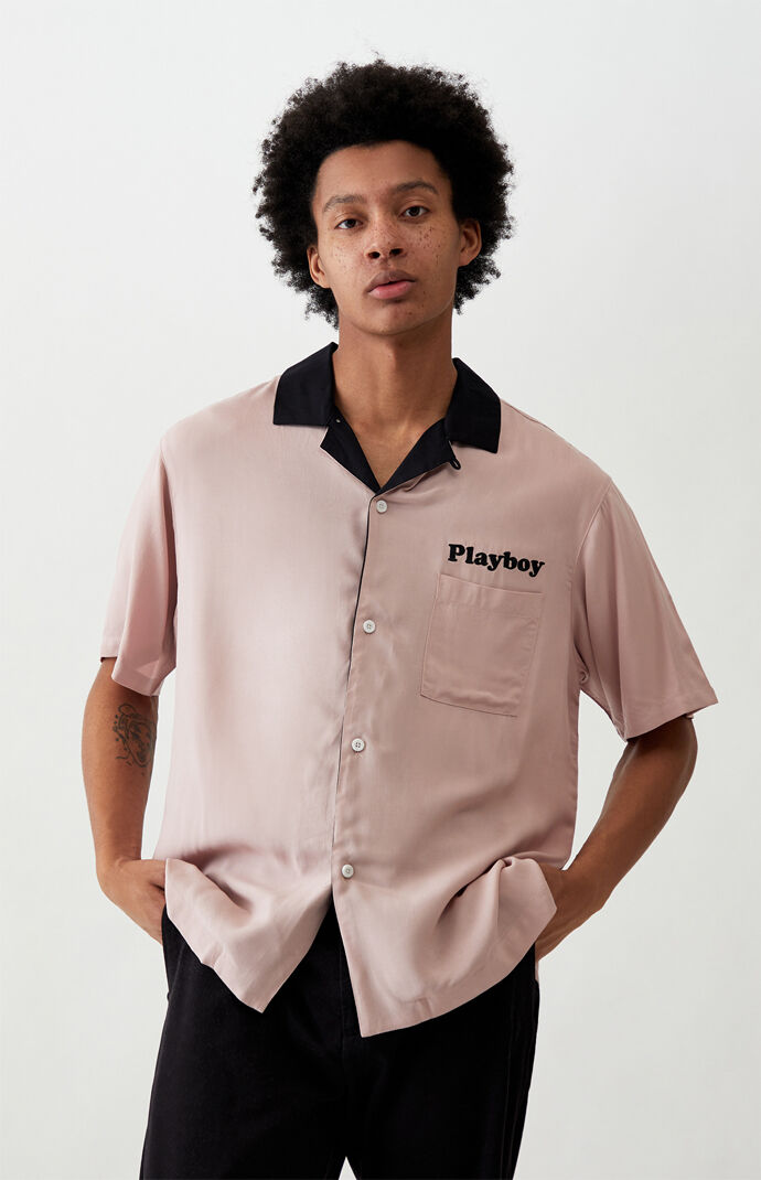 playboy cover collage camp shirt