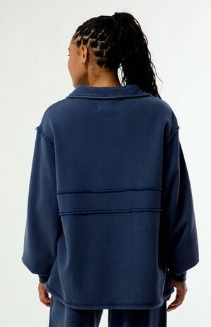 x Outer Banks OBX Quarter Zip Oversized Sweatshirt image number 4