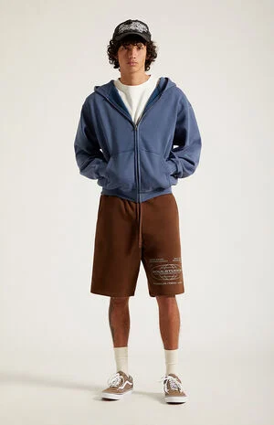 Soul Studios Fleece Baggy Sweat Shorts image number 6