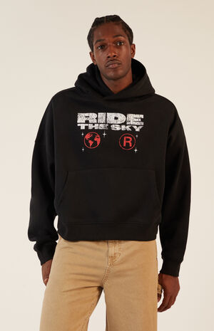 Ride The Sky Cropped Hoodie image number 1