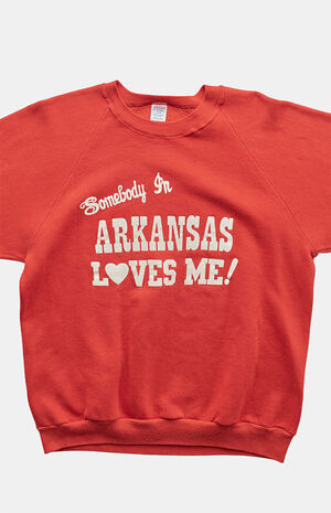 '90s Somebody in Arkansas Loves Me Crew Neck Sweatshirt image number 3