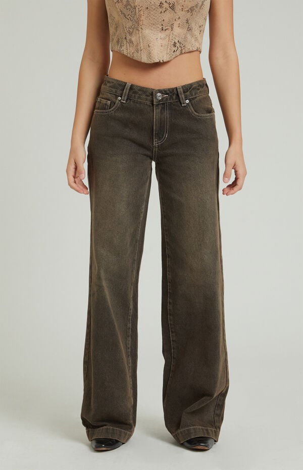 Pacsun Casey Brown Low Rise Baggy Jeans