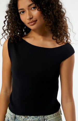 One Shoulder Sweater Top image number 2