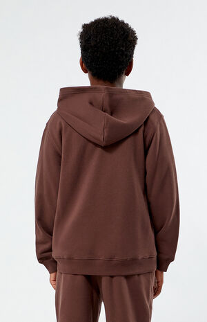 Brown Zip Up Hoodie image number 4