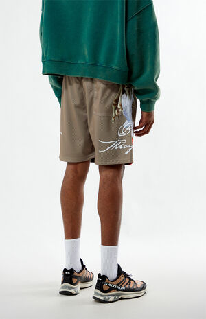 Deadly Rose Mesh Basketball Shorts image number 4