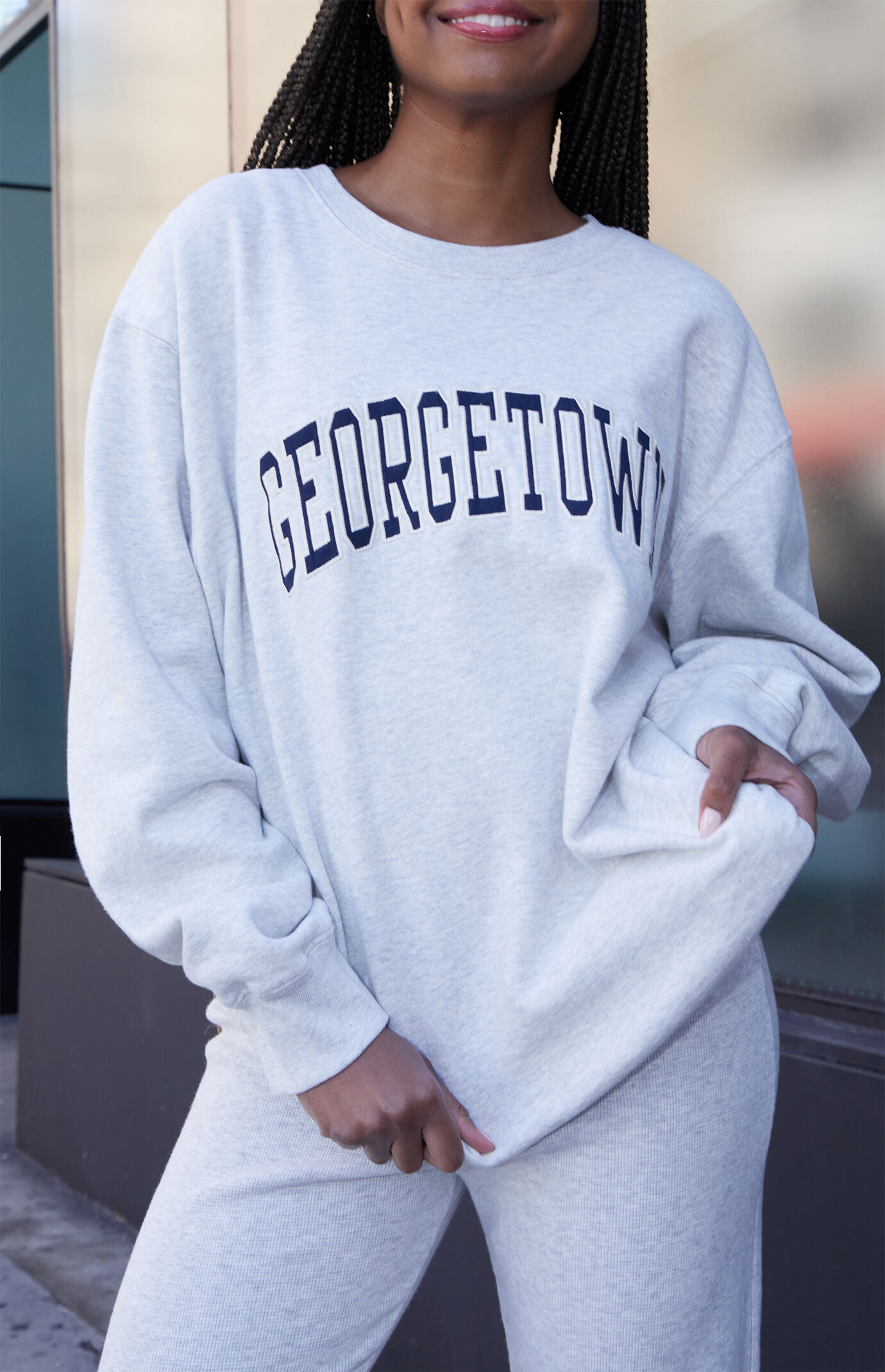 Georgetown crewneck sweatshirt online