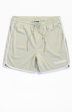 By PacSun Mesh Scalloped Basketball Shorts image number 1