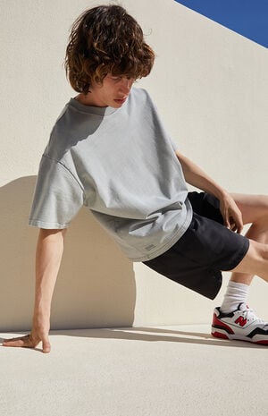 Black Athletic Volley Shorts image number 3