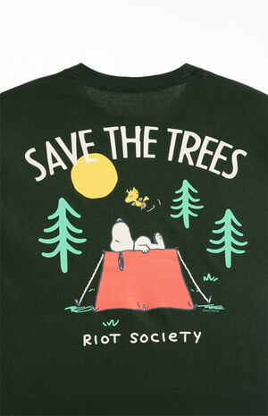 Snoopy Save The Trees T-Shirt image number 4