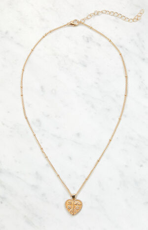 Te Amo Heart Necklace image number 1