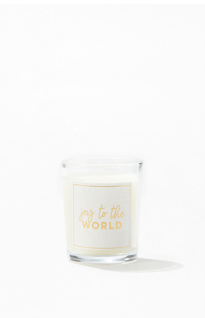 Joy To The World Boxed Candle