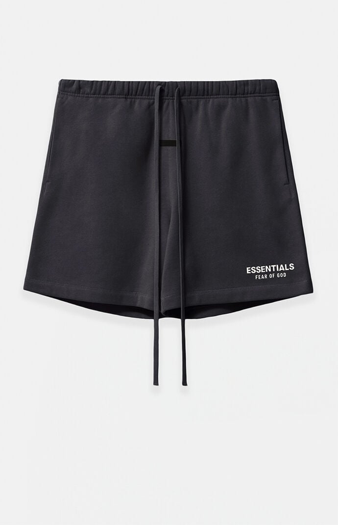Fear of God ESSENTIALS Vintage Black Classic Sweat Shorts | Pacsun