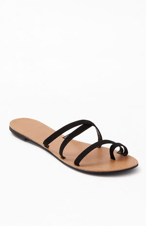 Toe Strap Slide Sandals image number 1