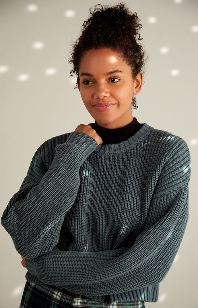 Basic Cinched Crew Sweater