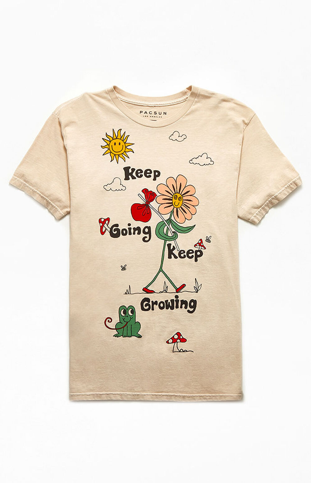 Just Keep Growing Tee - Vintage Black