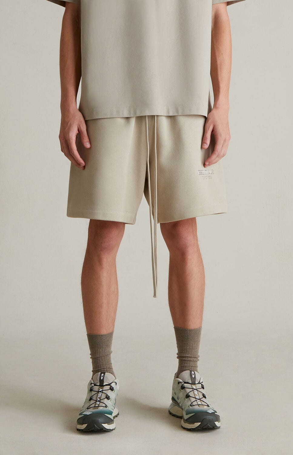 Fear of God ESSENTIALS Timber Soccer Fleece Sweat Shorts thumbnail 3