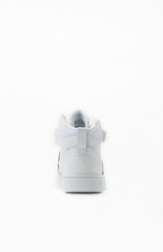 【レディース】adidas Postmove Mid スニーカー adidas Women's White & Black Postmove Mid Sneakers | PacSun