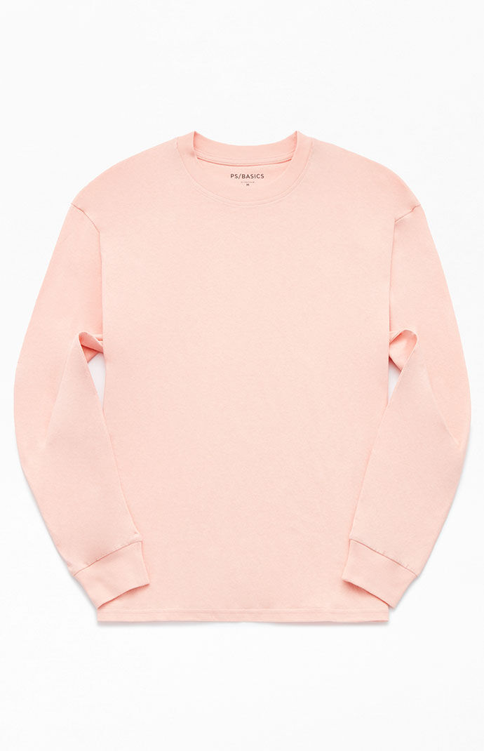 PS Basics Pink Loch Long Sleeve T Shirt PacSun