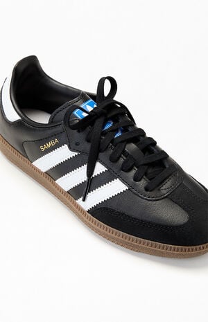 Kids Black Samba Shoes image number 6