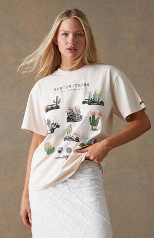 x Pacsun United States Grand Prix 2025 Austin Race Boxy T-Shirt x Pacsun United States Grand Prix 2025 Austin Race Boxy T-Shirt image number 1