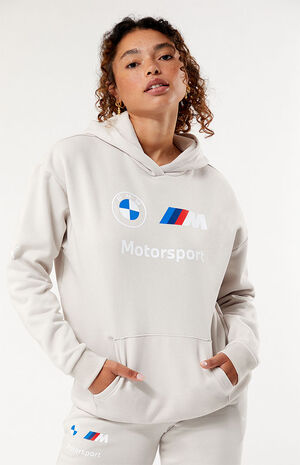 Eco Light Gray BMW Essential Hoodie image number 3