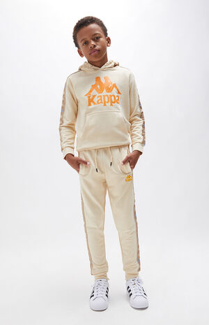 Kids Beige 222 Banda Alanz Sweatpants image number 4