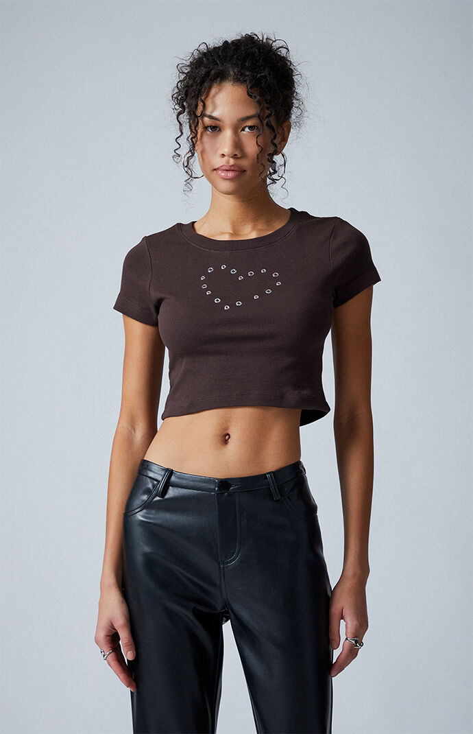 Third Charm Heart Grommet Baby T-Shirt | Pacsun