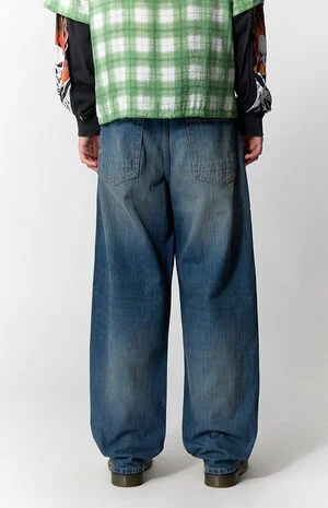 Dylan Baggy Jeans Dark Indigo Wash image number 4