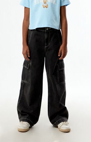 Baggy Jeans Cargo Black&nbsp;Wash image number 2
