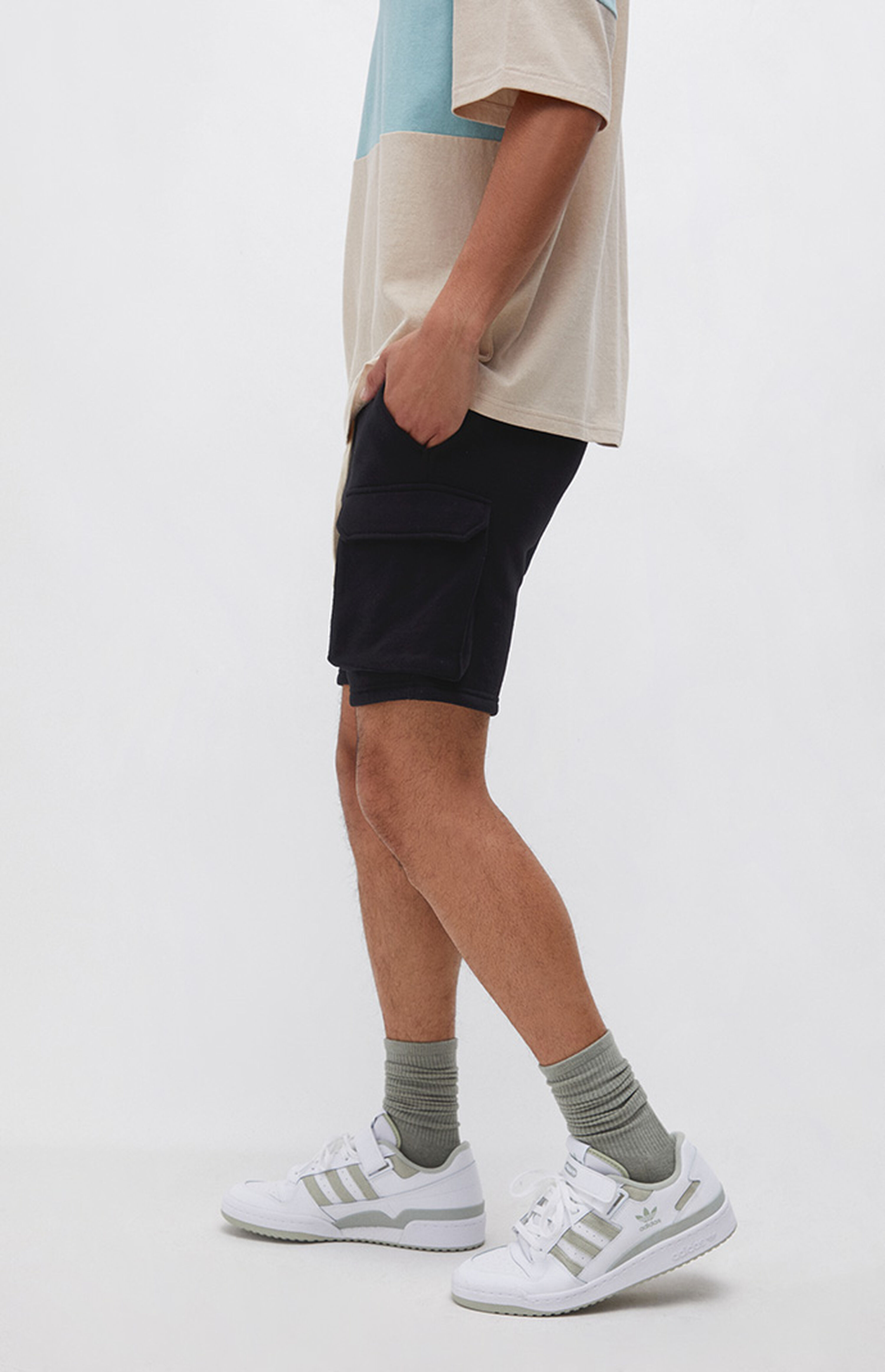 PacSun Black Cargo Shorts PacSun