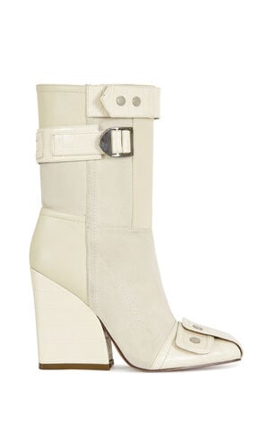 Women's Allona Bone Block Heel Booties image number 1