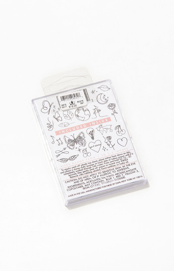 Silhouette Temporary Tattoo Pack