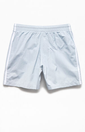 Recycled Blue 3-Stripes 16" Swim Trunks image number 2