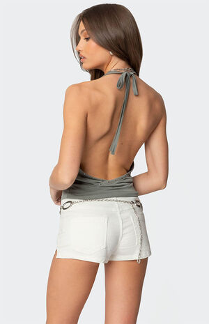 Arie Cowl Neck Halter Top image number 4