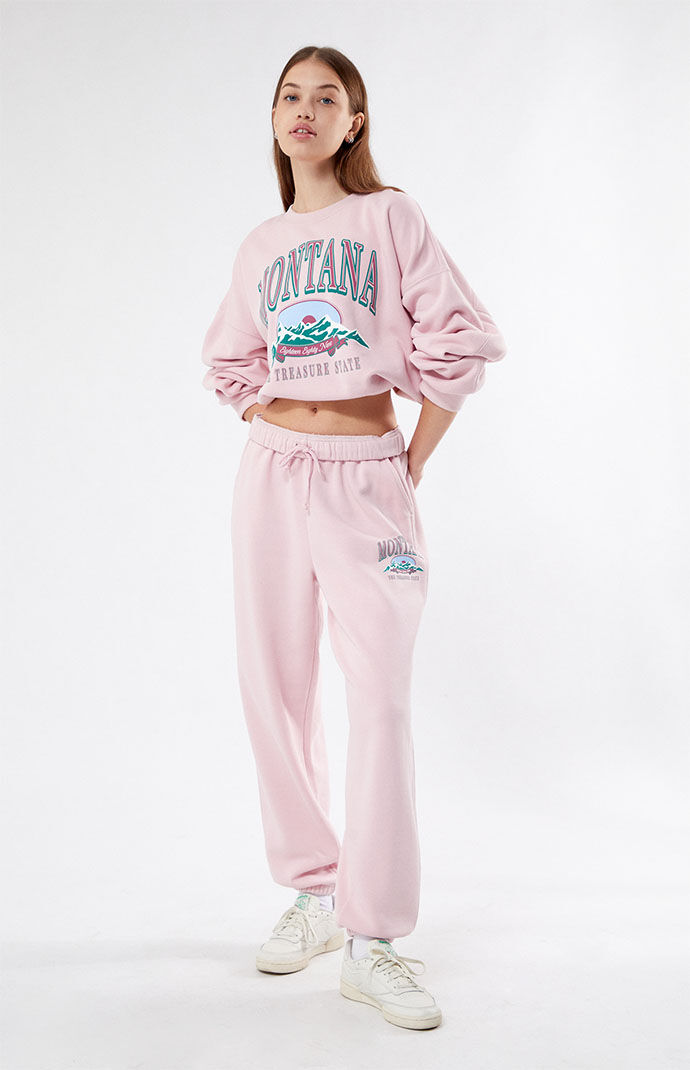 Pink shop pacsun sweatpants